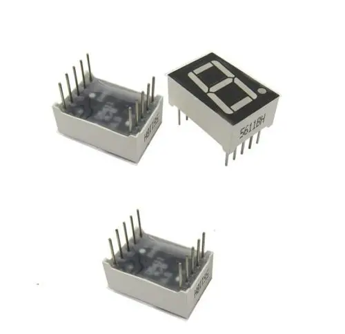 

10PCS 0.56 inch 1 digit Red Led display 7 segment Common Anode NEW