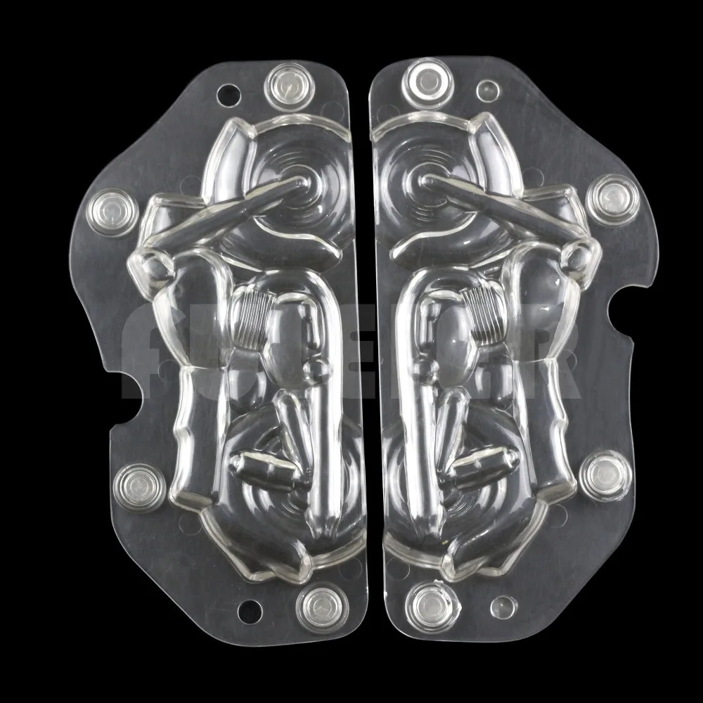 3D форма для шоколада в форме мотоцикла из поликарбоната искусственная