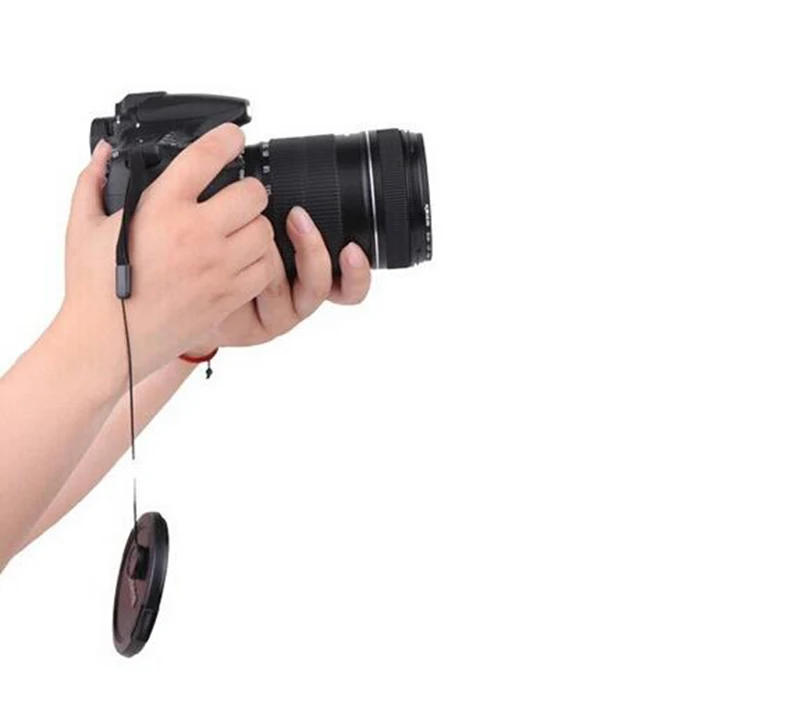 5 шт. универсальная крышка объектива DSLR защитная веревка камеры держатель линия