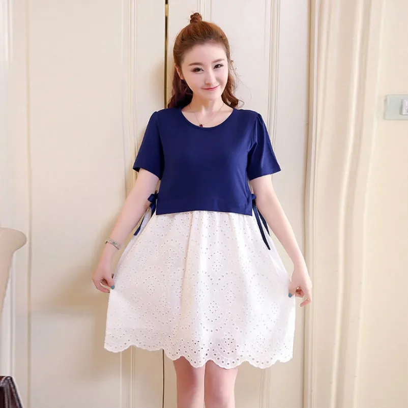 Новое летнее платье для грудного вскармливания с буквенным принтом открытыми