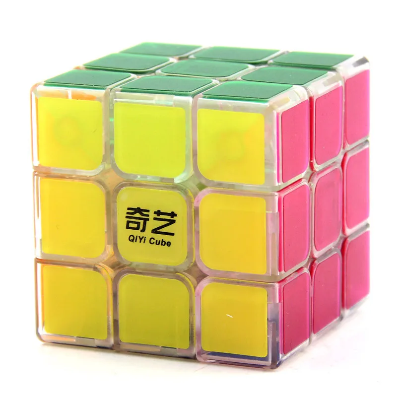 Новый QiYi QiHang большой размер 60 мм 3x3x3 прозрачный Кристальный магический куб