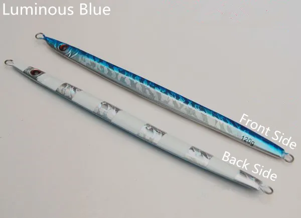 

Ufishing Luminous Sea Fishing Lures Boat Fishing Jigs 3 Pcs/Lot Slow Metal Jigging Bait 120g 160g 200g