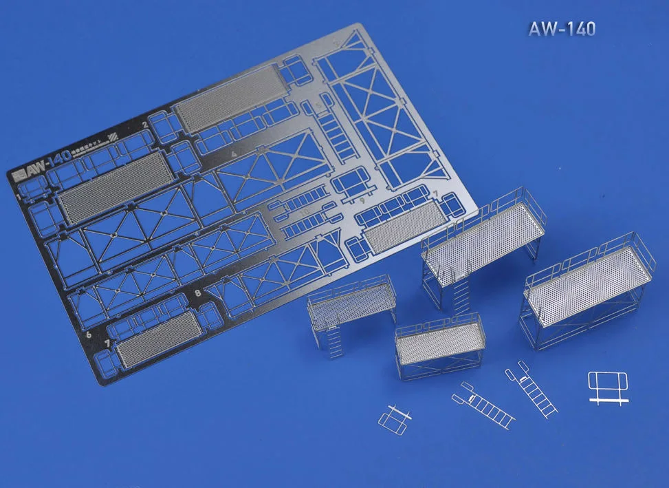 Детали для травления обслуживания лестницы Gundam AW140 фототравленные листы