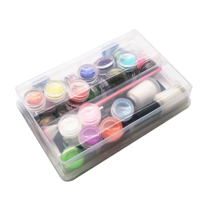 1 комплект Наборы инструмент блестящая пудра для временных татуировок тела