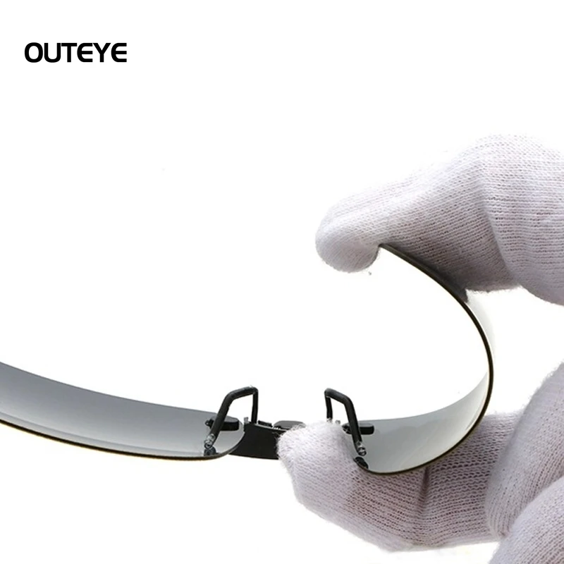 Outeye 2016 Лето Новое Для мужчин женщин Поляризованные прикрепляемые солнцезащитные