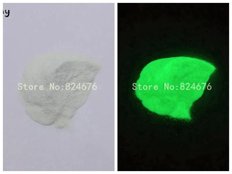 13 White green 50 г/пакет светящиеся ногтей Блеск люминофорный порошок пигмент флуоресцентный эффект светятся в темноте ногтей блеск украшения светящийся порошок - Цвет: 13 White green