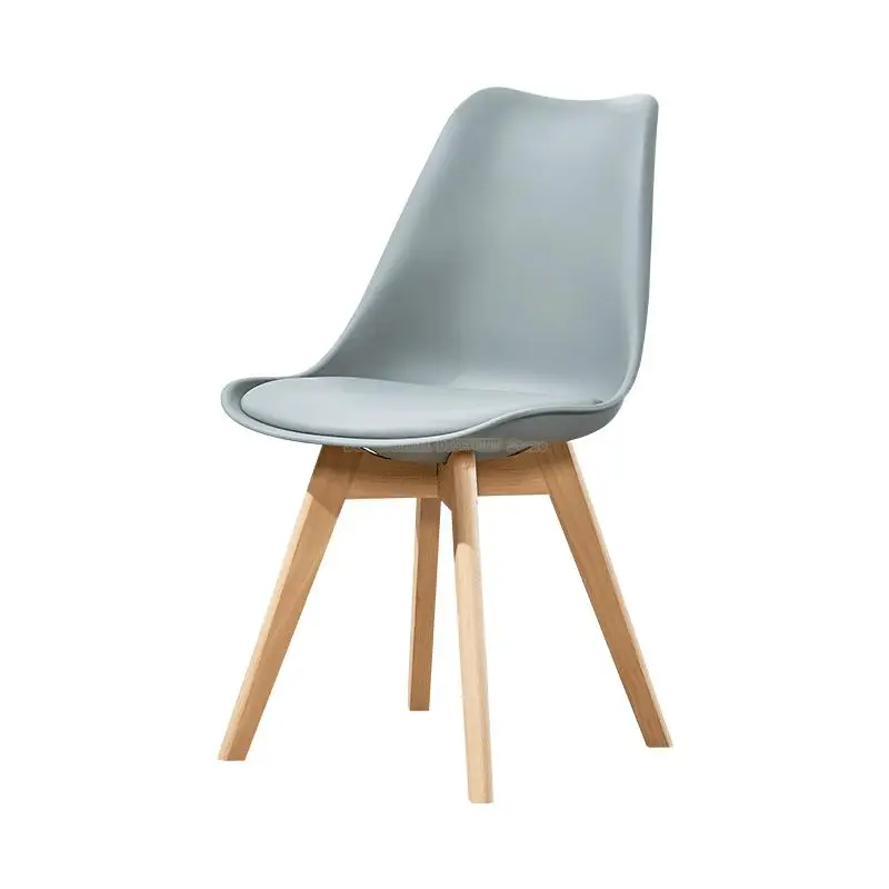 Обеденный стул из массива дерева мягкая сумочка скандинавского дуба на спине