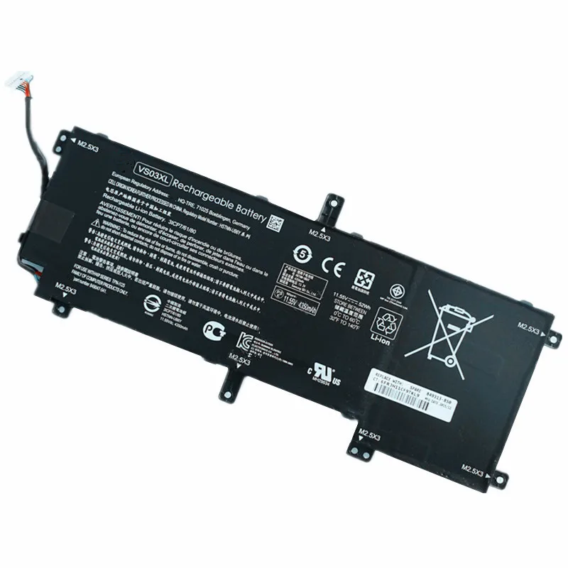 7XINbox 11,55 V 52wh VS03XL Аккумулятор для ноутбука hp Envy 15-AS 15-AS014WM 849047-541 HSTNN-UB6Y планшет