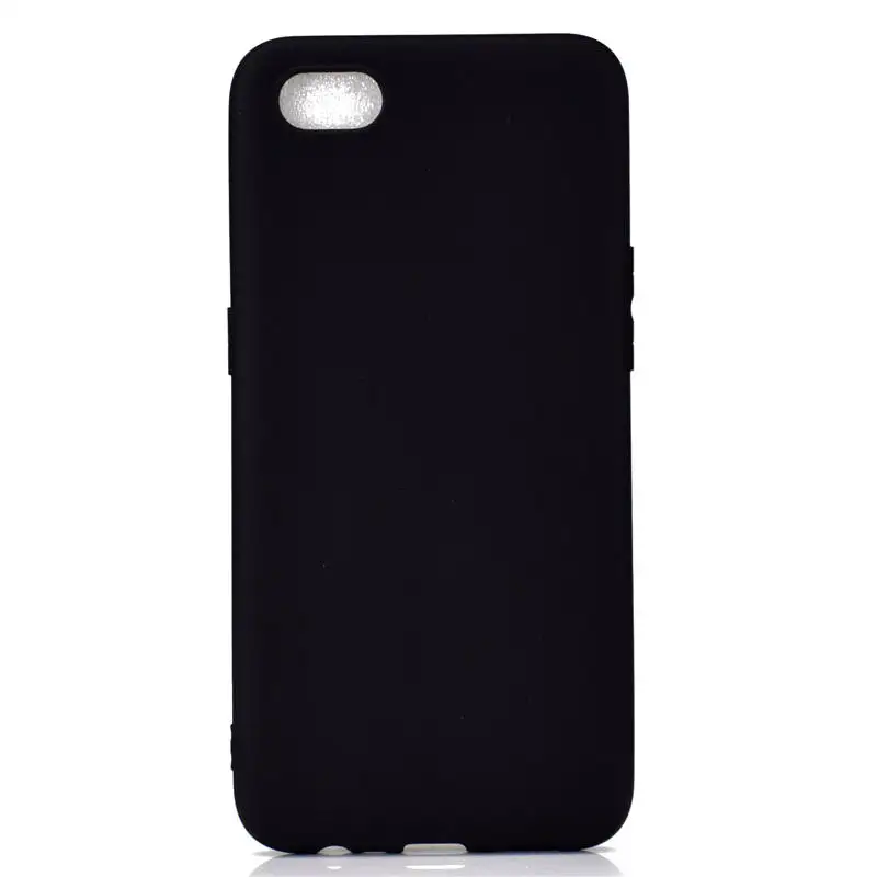 Black Oppo A1K чехол Oppo A1K силиконовый мягкий ТПУ чехол для телефона Oppo A1K A 1K OppoA1K CPH1923 чехол 6,1" - Цвет: Black