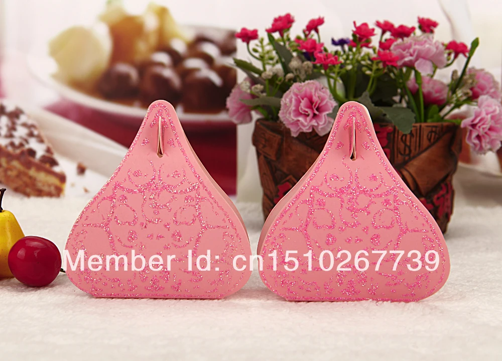 Бесплатная доставка 50 розовых свадебных конфет европейская романтическая