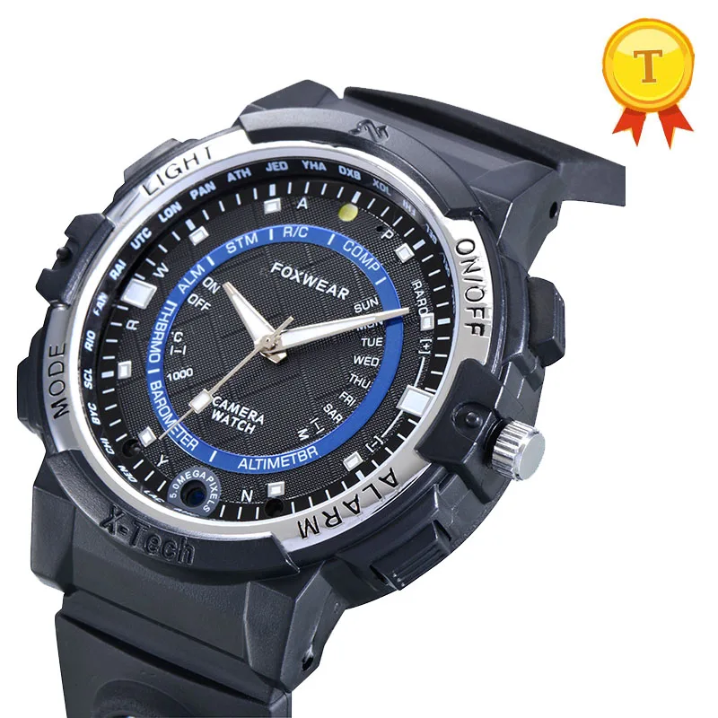 Новинка 2017 года открытый Smart Watch с Компасы WI FI Remote Control P2P управления LAN HD видео