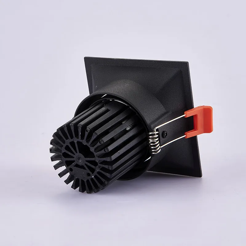 1 шт. супер яркий светодиодный встраиваемые панели квадратный СИД Dimmable вниз