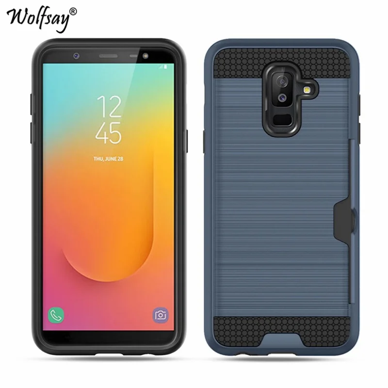Чехол для samsung Galaxy J8 2018 бронированный силиконовый Жесткий чехол телефона