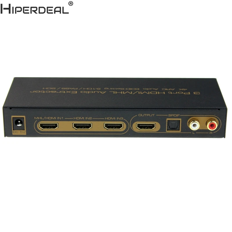 HIPERDEAL 4K HDMI переключатель коробка селектор из аудио экстрактор сплиттер ARC Oct27