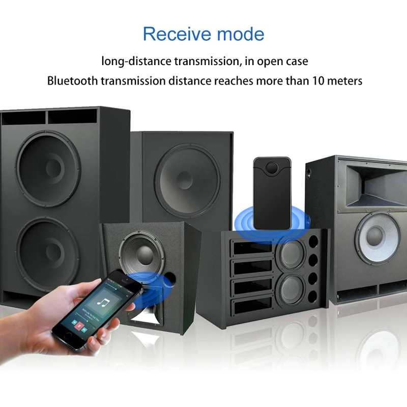 2in1 Bluetooth transmitter receiver Wireless Adapter HIFI Audio With 3.5MM Input And Output For TV Music sender | Автомобили и