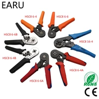 hsc8 6 4 hsc8 6 6 6 6a 6 6b 6 4a 6 4b 16 4 adjustable crimping plier awg 0 25 6mm2 pliers hand tools ve terminals ferramentas