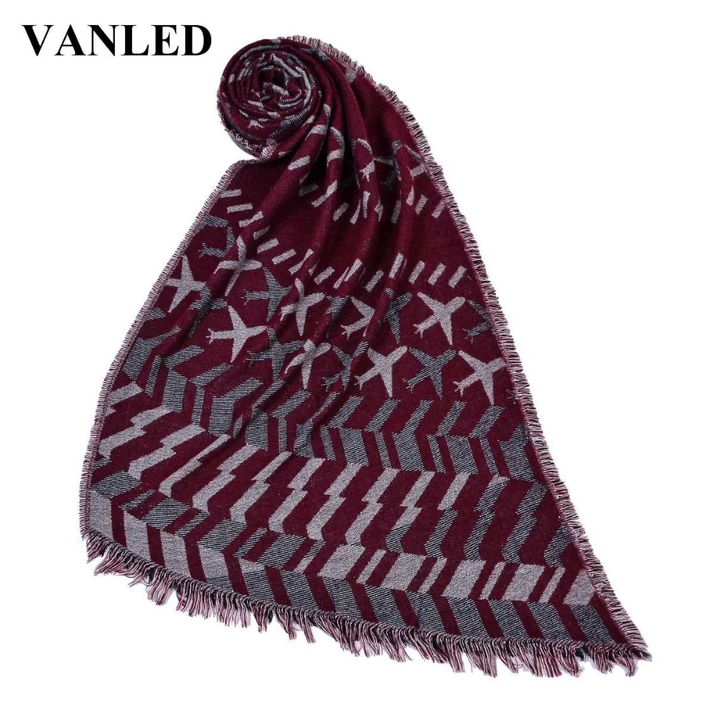 Vanled 2017 Роскошные накидка Женские Зимние Шарф Мягкая Имитация Кашемира Самолетов