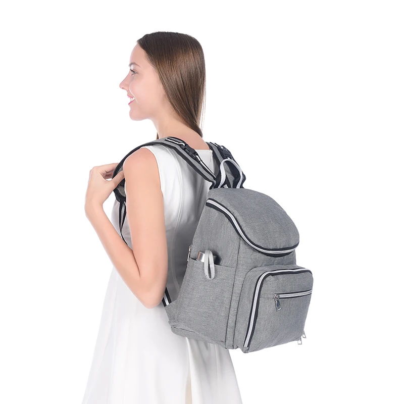 Usb зарядка водонепроницаемый рюкзак для подгузников коляски сумка мам