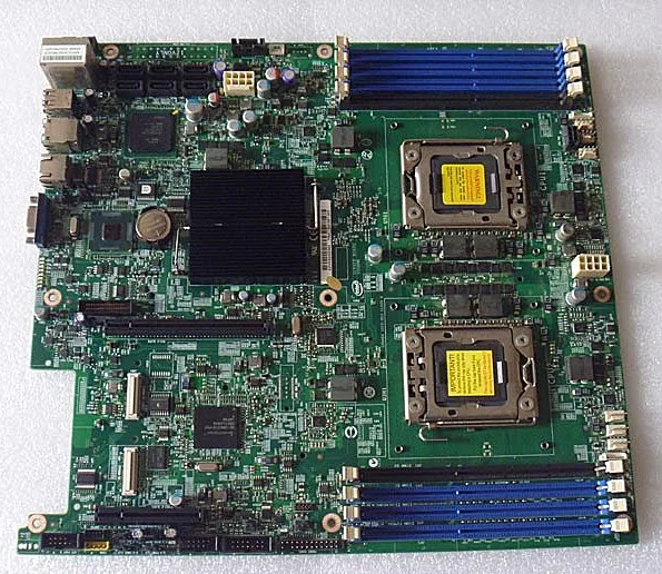 Подходит для Intel S5500WB LGA1366 DDR3 ECC REG Dual X58 Серверная материнская плата
