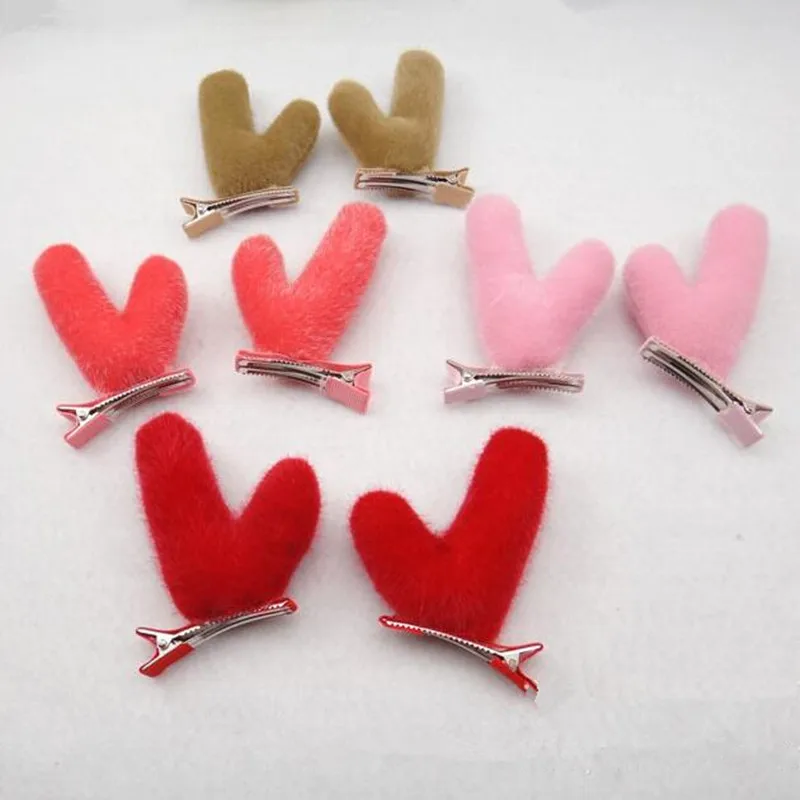 Новый Хэллоуин дьявольский рог шпильки для волос Детские Классические зажимы