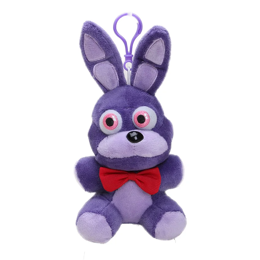 15cm purple bonnie 15 см-45 см Five Nights at Freddy's плюшевые игрушки FNAF кошмар красный Foxy Freddy Fazbear плюшевый брелок-подвеска мягкая кукла - Цвет: 15cm purple bonnie