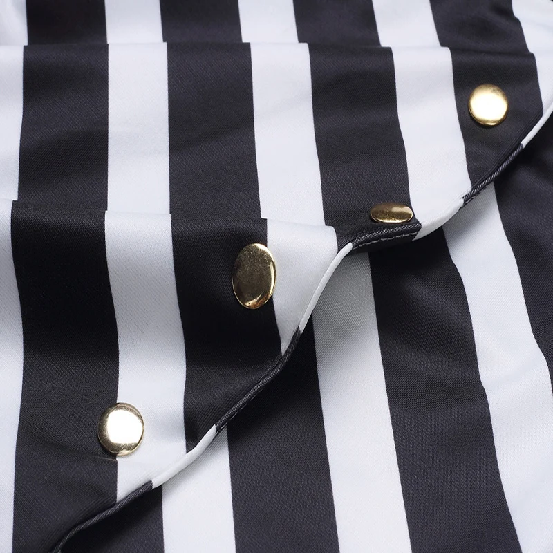 Элегантное Африканское женское платье 2019 с длинными рукавами в полоску