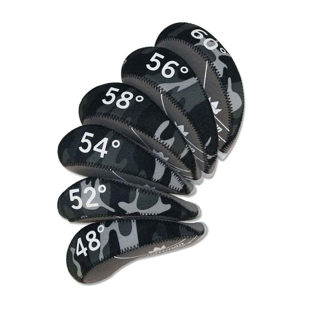 Мастер Гольф клинья крышка Headcovers 6 шт.(48 52 54 56 58 60) неопрен камуфляж