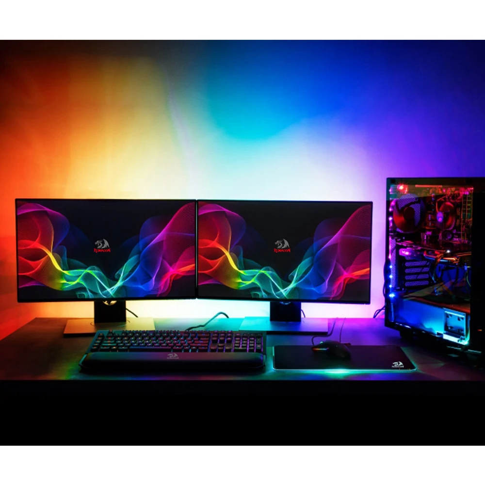 Большая распродажа! Redragon P011 Orion насыщенности цвета RGB Мышь pad цветное светодиодное
