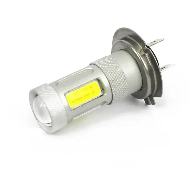 H7 Новинка 2 шт. H3 протовотуманная подсветка COB LED фара для мотоцикла лампы AC/DC 12-24 V Чрезвычайно Яркий свет лампы - Испускаемый цвет: H7