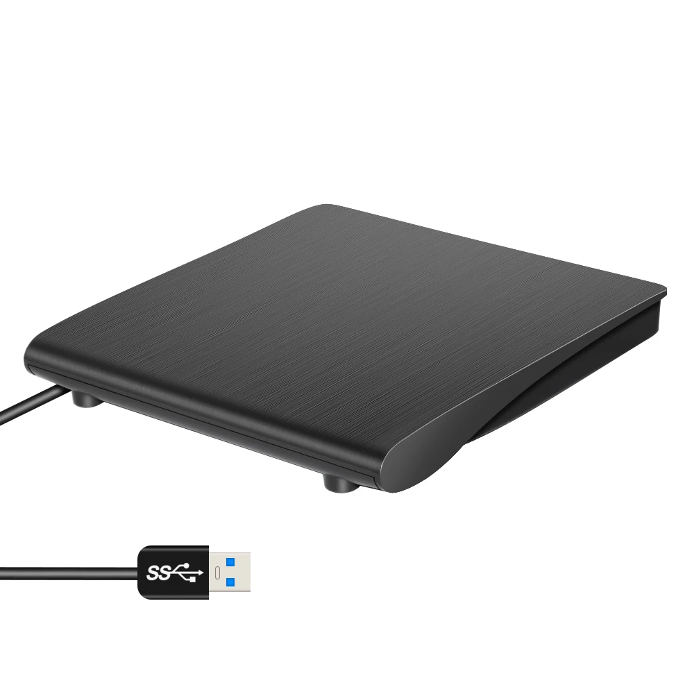DeepFox 12,7 мм USB 3,0 DVD привод Внешние оптические приводы Корпус SATA к USB Внешний чехол для ноутбука без привода