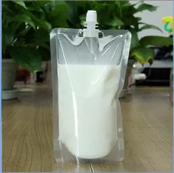 

Good sell 250ml Stand-up Plastic Drink Packaging Bag Spout Pouch for Juice Milk Coffee Beverage Liquid Packing bag Drink Pouch