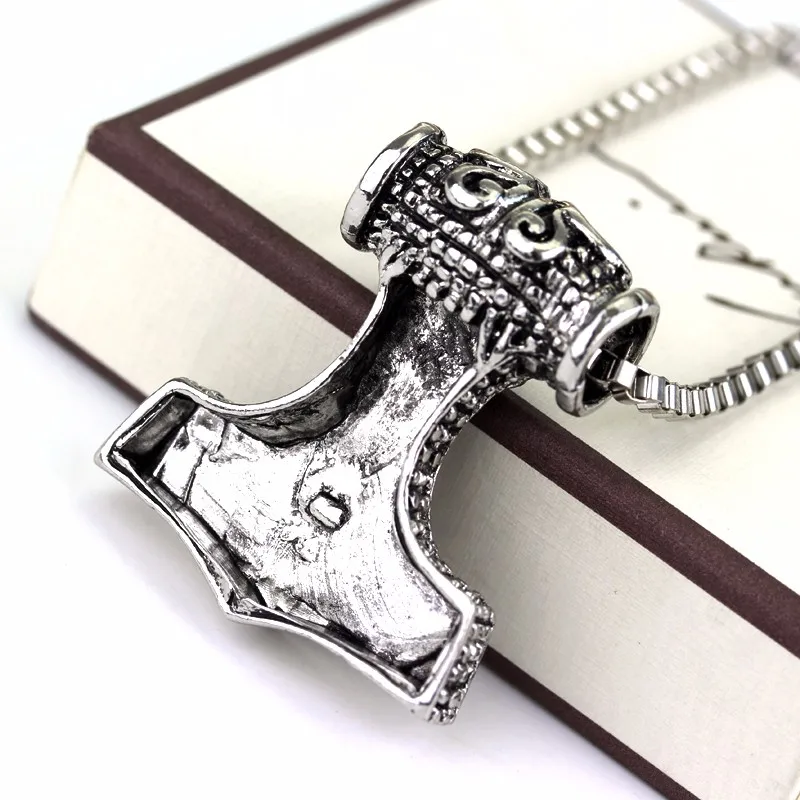 10 стилей Мститель Тор ожерелье молоток Темный мир сплав THOR'S HAMMER Magick Мужская подвеска ожерелье ювелирные изделия Прямая поставка