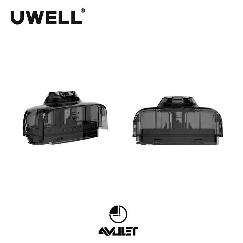 

UWELL Amulet Pod System and 1 Pack(2 pcs) 2ml capacity Refillable Pod 370 mAh Battery E-cigarette Vape Kit Pod System
