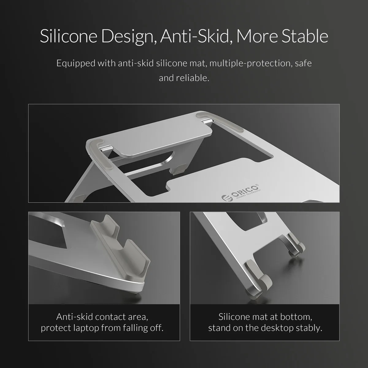 Охлаждающая подставка для ноутбука ORICO алюминиевый сплав планшета держатель Macbook
