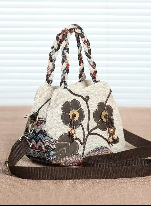 Женская сумка через плечо в этническом стиле переносная легкая ретро 2019|Сумки с
