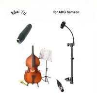 instrument double bass microphone condenser music stage mikrofon for akg samson etc wireless transmitter mini xlr 3pin