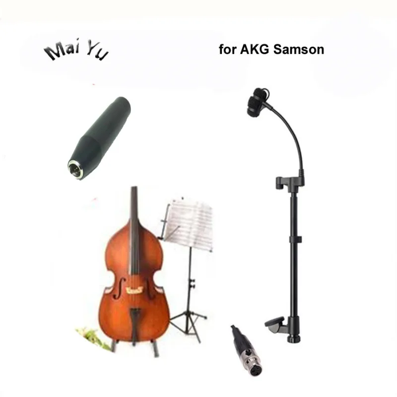 Конденсаторный микрофон с двумя басами музыкальный сценический для AKG Samson и т. Д.