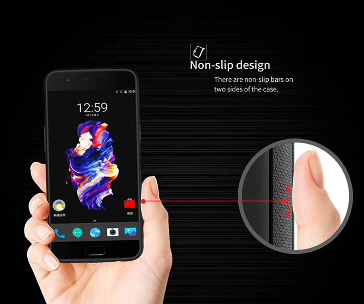 Nillkin Magic QI Беспроводное зарядное устройство приемник чехол для One Plus 5 A5000 5," Магнитная функция анти-отпечатков пальцев ТПУ задняя крышка