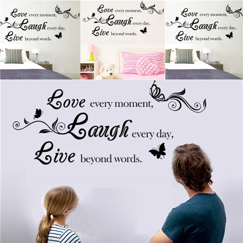 Домашний декор из винила наклейка s Love Quotes настенные стикеры DIY Искусство