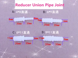 Полиэтиленовый редуктор 1 шт.лот K610B 4-11 мм, Соединительный шланг для водопроводной трубы, силиконовая трубка, ЛИНКЕР, детали для аквариума, продажа со скидкой, США