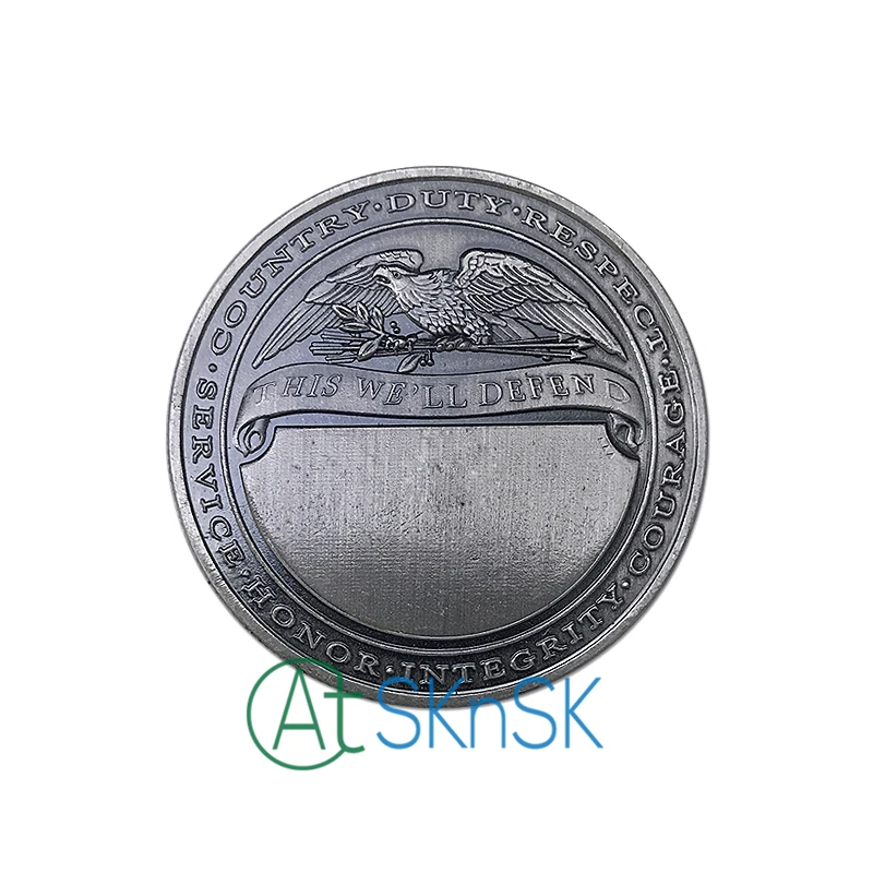 

50pcs/lot 25th Infantry Division Coin Courage Duty Service Honor Coin Collection Gift for Friends Souvenir Art 40x3mm Coins