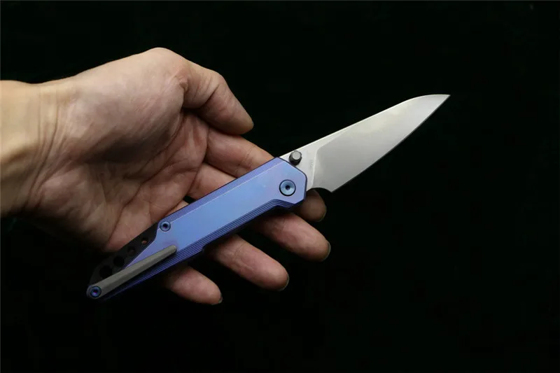 Складной нож MT04 M390 высокой твердости титановый для выживания на природе