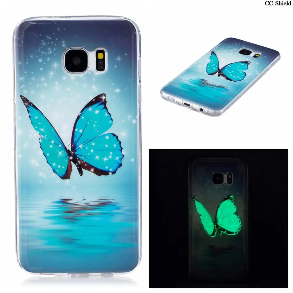 Светящийся чехол для Samsung Galaxy S7 S 7 edge S7edge SM-G935 SM-G935F SM-G935FD SM G935 G935F G935FD мягкий