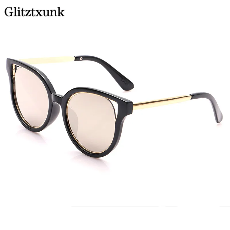 Детские солнцезащитные очки Glitztxunk кошачий глаз для мальчиков и девочек уличные