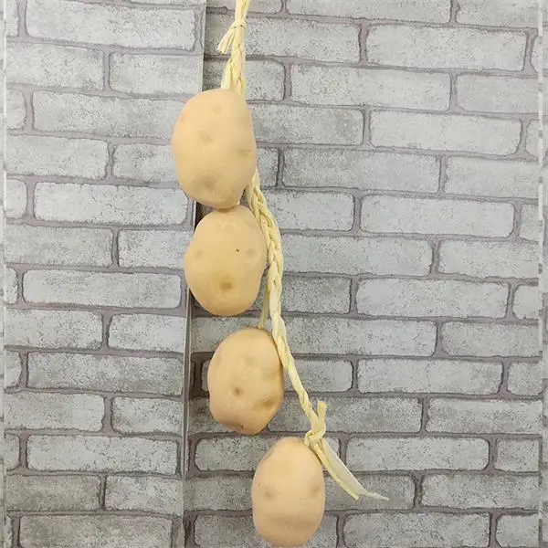 potato Имитация фруктов и овощей DIY праздничные принадлежности искусственный декор для ресторана кухни дома настенный Декор Поддельные - Цвет: potato