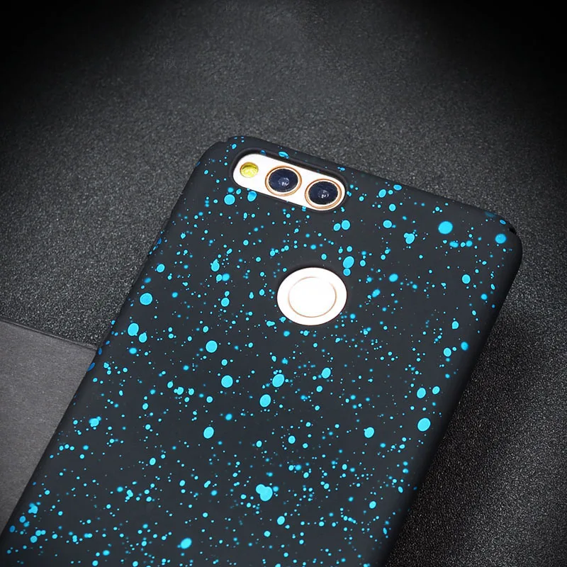 Чехол YueTuo etui funda Coque чехол для Huawei Honor 7X7 X play 3d блестящие матовые Роскошные ультра