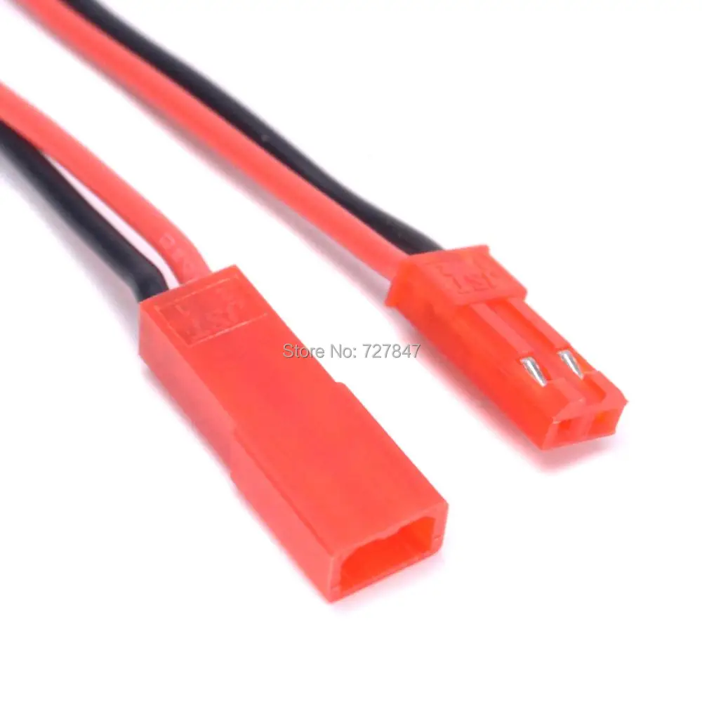 Разъем Amass XT30U XT30 штекер/гнездо для JST силиконовый провод 22AWG кабель RC хобби