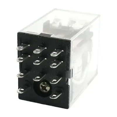 HH53P AC 24V Катушка 11 контактов 3PDT пластиковый корпус универсальное реле питания