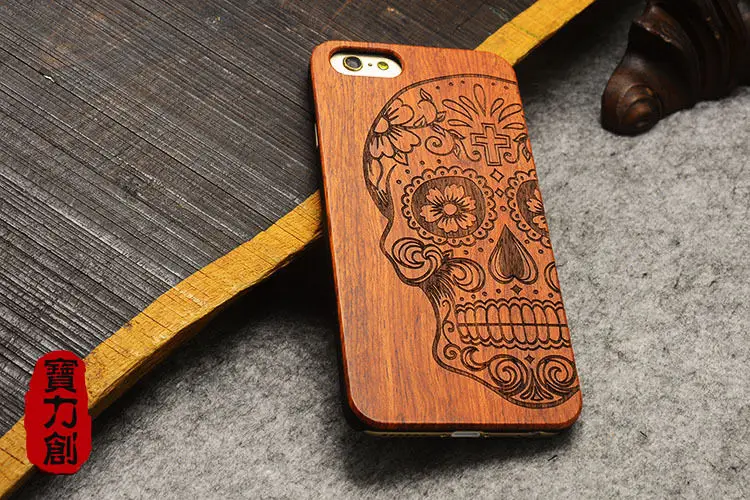 as picture Ретро PC+ деревянный чехол с черепом для iPhone XS Max Новинка Винтажный чехол для телефона s Чехол для iPhone XS XR SE 5S 7 8 Plus 6s 6 деревянный корпус - Цвет: as picture