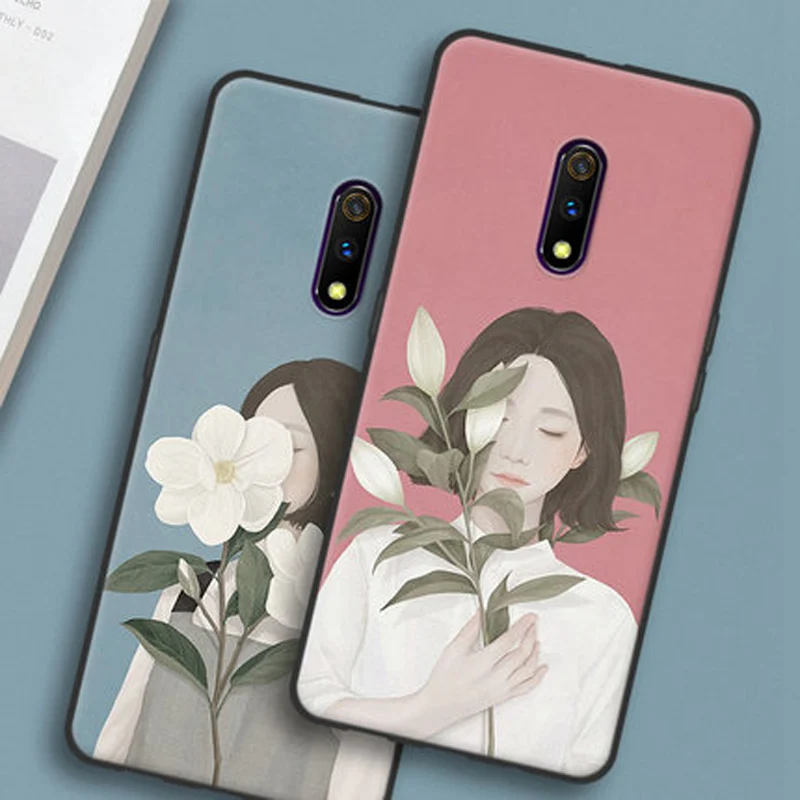 Чехол для OPPO Realme X 6 53 дюйма мягкий силиконовый чехол из ТПУ телефона RealmeX |